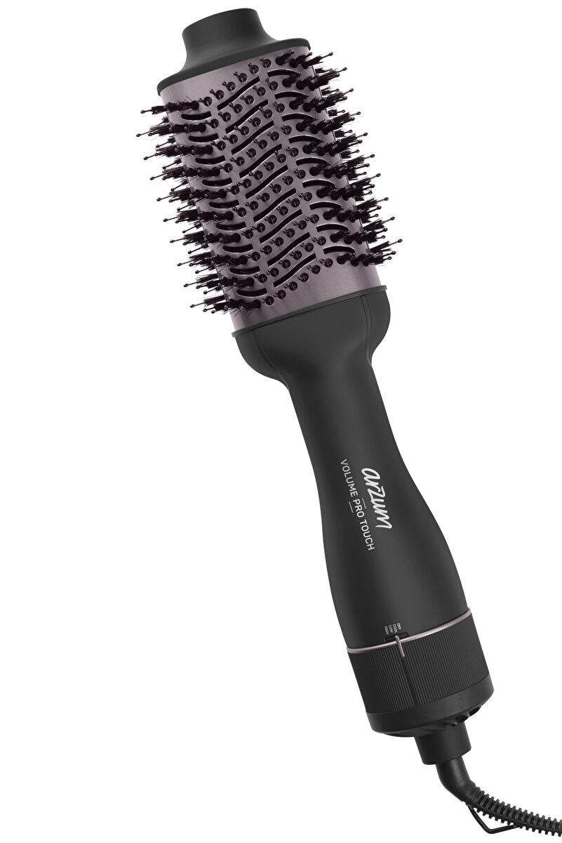 Arzum Volume Pro Touch Hava Üflemeli Saç Şekillendirici Düzleştirici Siyah - AR5106