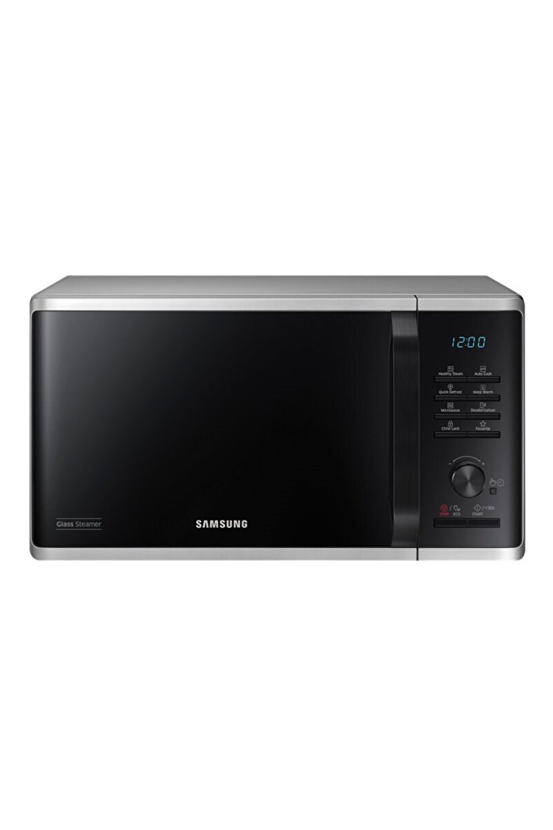 Samsung MS23K3555ES Solo Mikrodalga, Buharla Pişirme, Üçlü Isıtma Sitemi, 23 Lt İç Hacim