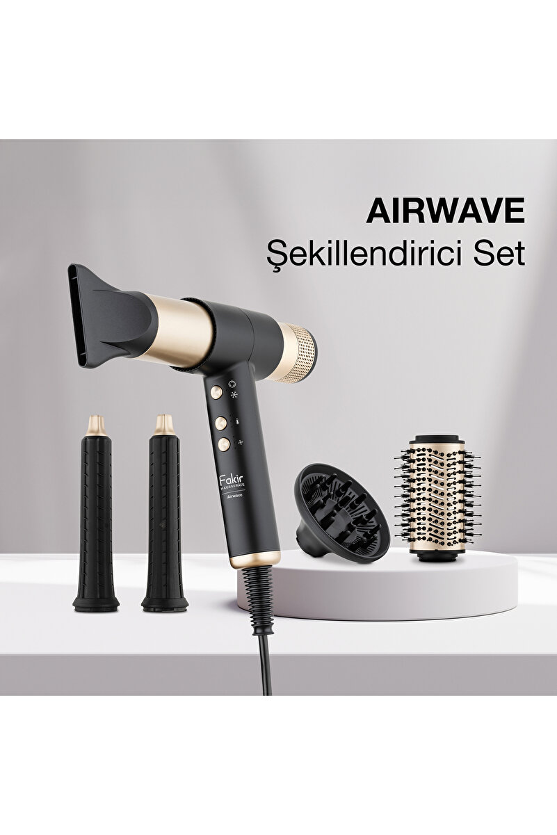 Fakir Airwave Saç Şekillendirici Set Gold
