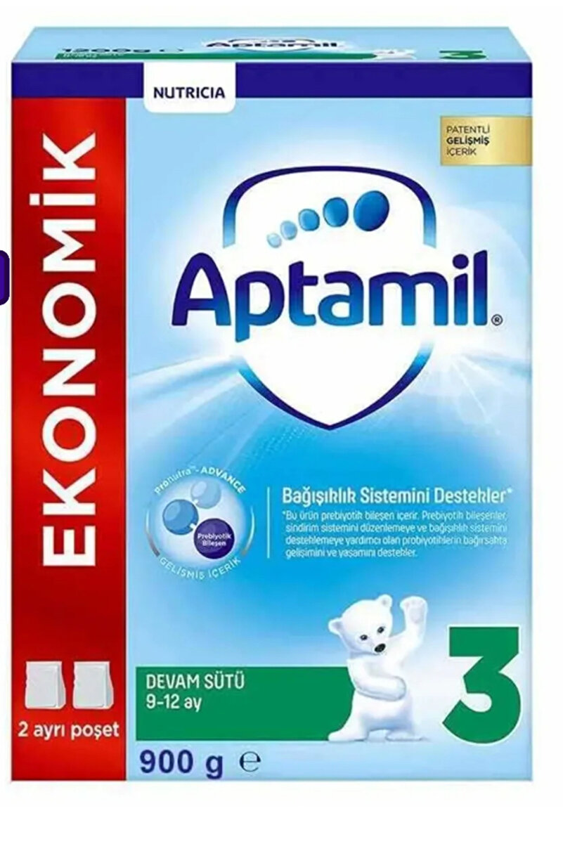 Aptamil Pronutra 3 Devam Sütü 900 gr 9-12 Ay