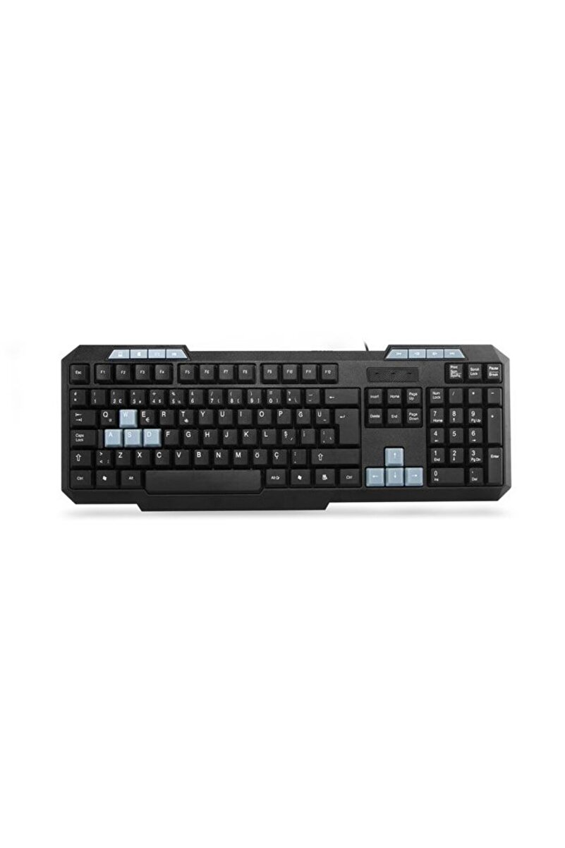 Everest KB-700 Q USB Multi Media siyah klavye