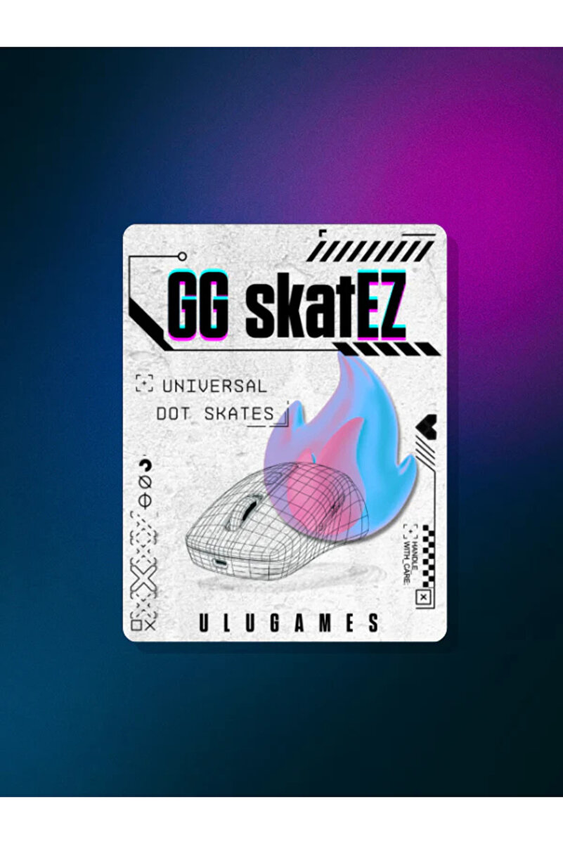 ULUGAMES GG skatEZ UNIVERSAL MOUSE DOT SKATES (%100 PTFE)