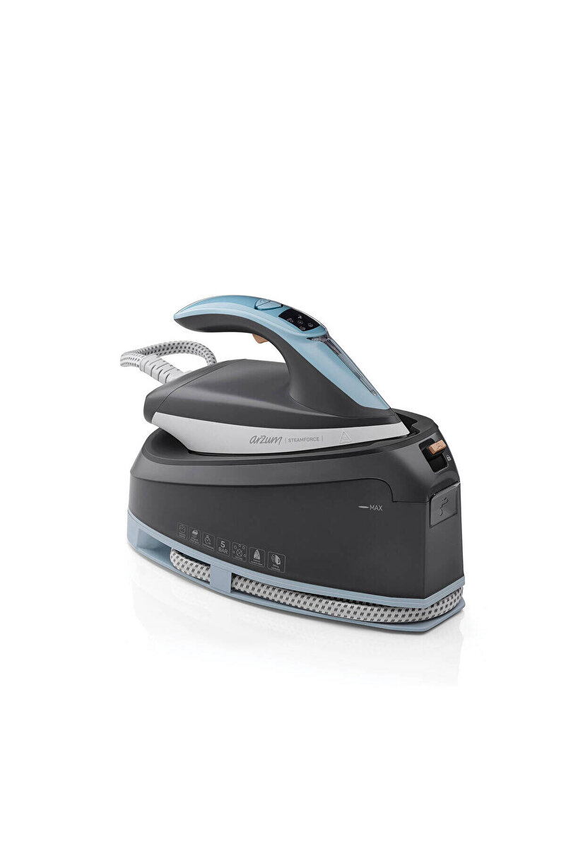 Arzum AR6001 Steamforce Buhar Kazanlı Ütü 2400W, 250 g/dk Buhar Gücü, Misty