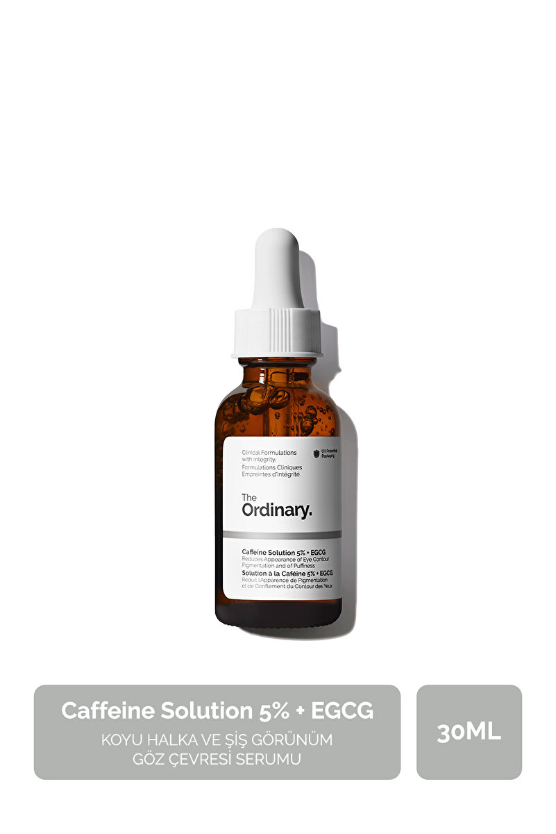 The Ordinary Caffeine Solution 5% + EGCG - Koyu Halka ve Şiş Görünüm Göz Çevresi Serumu