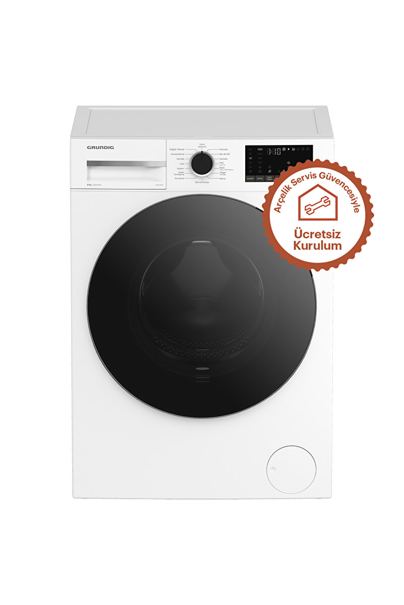 Grundig GPWM 92633 9KG 1200 Devir Çamaşır Makinesi