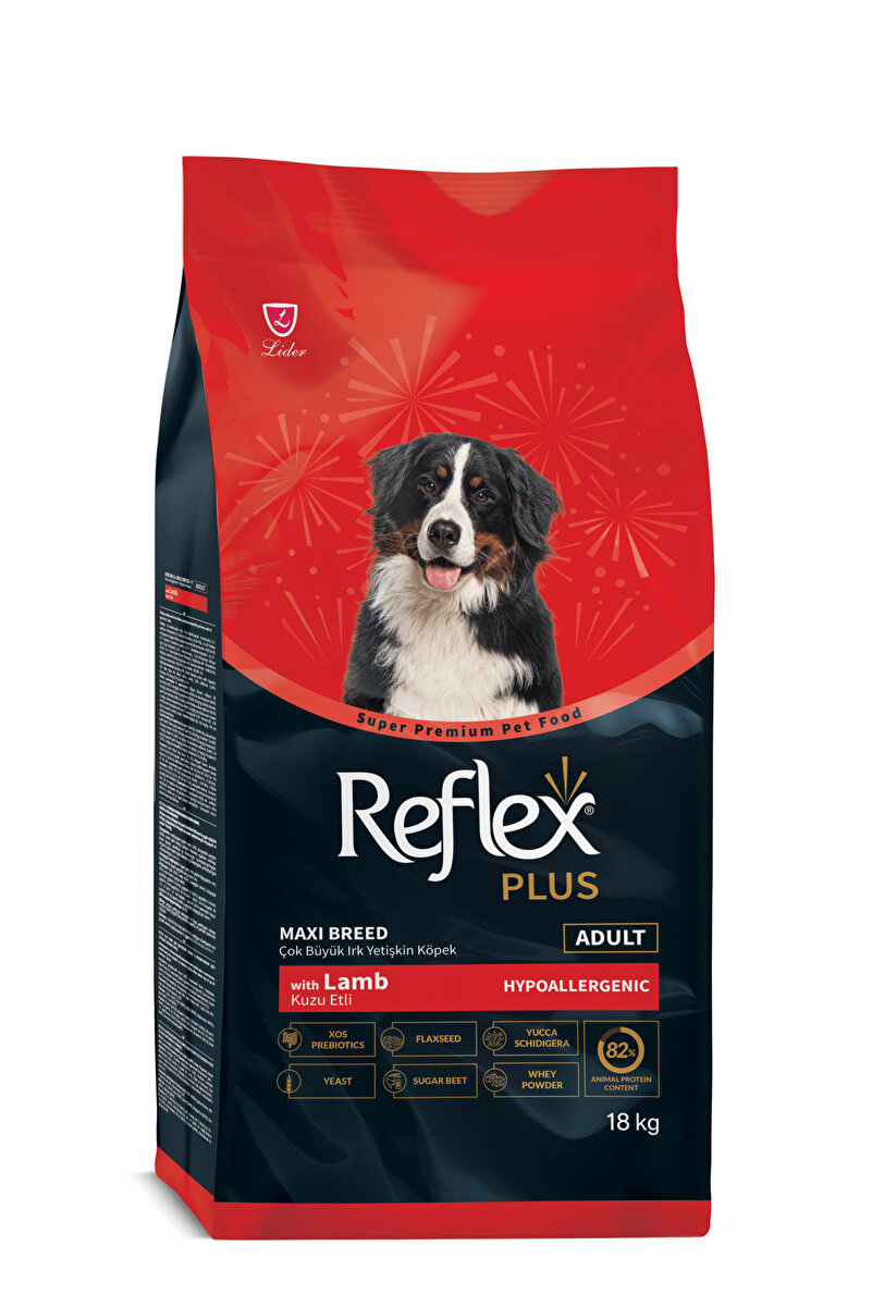 Reflex Plus Hipoalerjenik Çok Büyük Irklar için Kuzu Etli Yetişkin Köpek Maması 18 kg