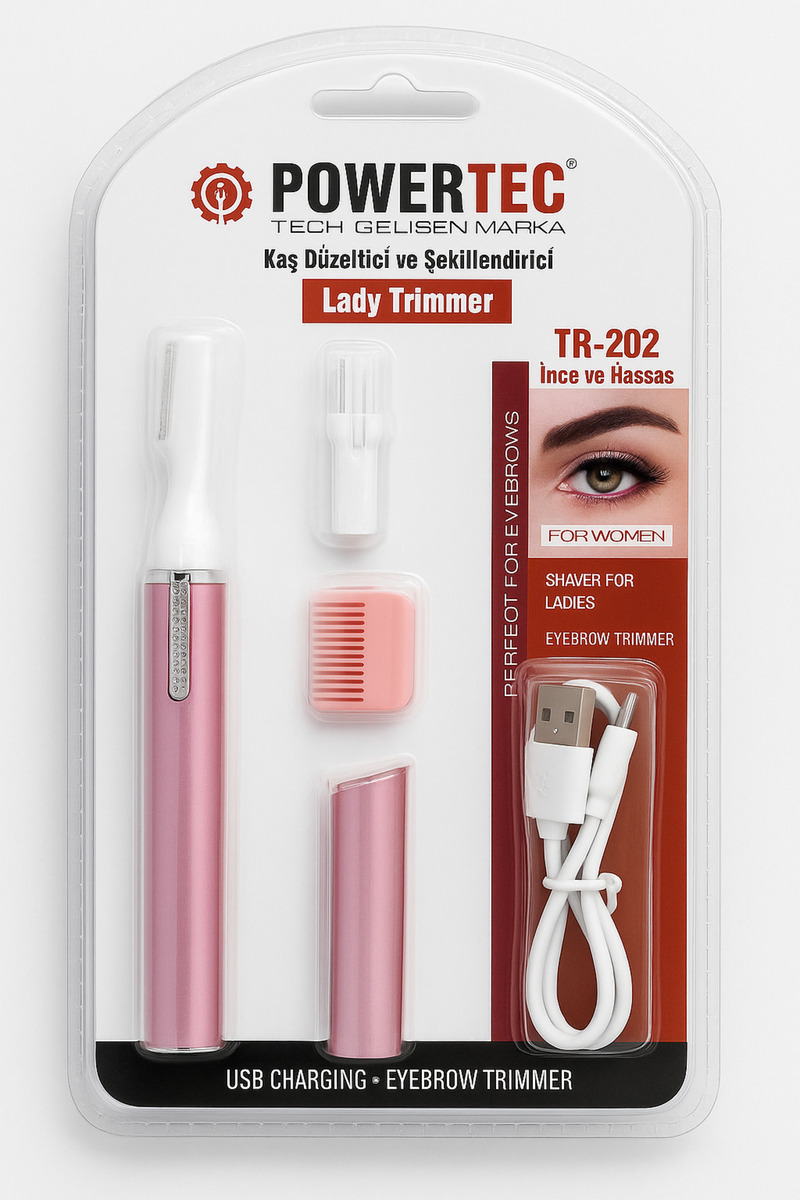 POWERTEC Tr-202 Kaş Düzeltici Ve Şekillendirici