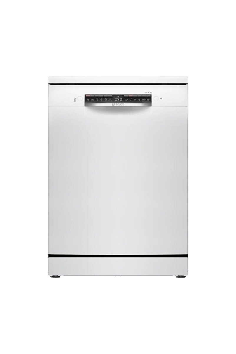 Bosch SMS4EKW63T Bulaşık Makinesi Solo Beyaz