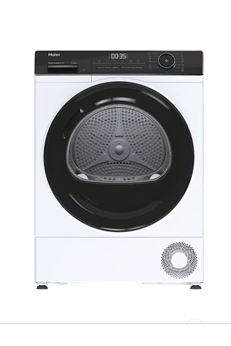 Haier 9 KG kurutma kapasitesi, Isı pompalı kurutma teknolojisi, A++ enerji sınıfı, Beyaz