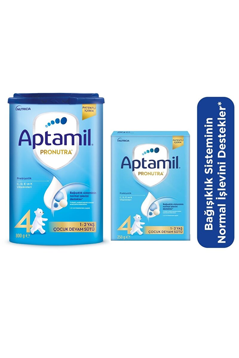 Aptamil 4 Numara Devam Sütü 800+250 Gr
