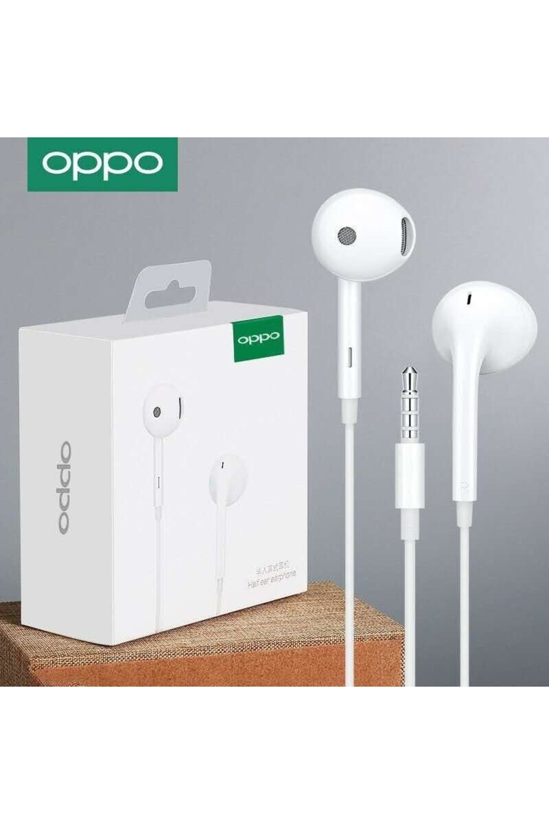 OPPO Kulak Içi Kulaklık 3.5mm Jack Girişli Orijinal Mh135 Beyaz