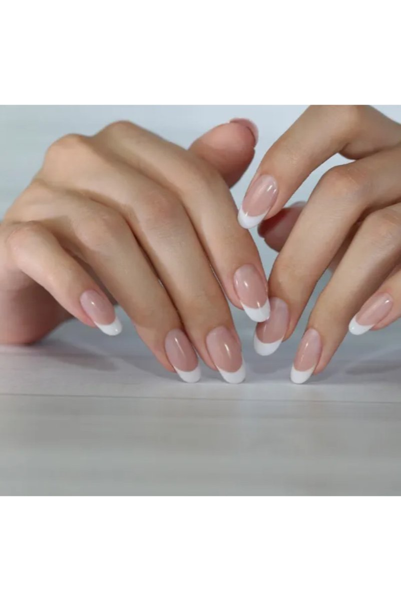 Nail Master 24'Lü Badem Takma Tırnak French