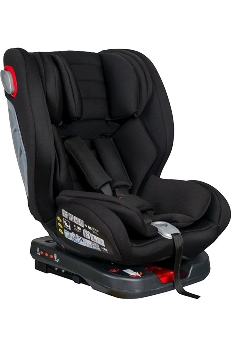 Convers Airmax ( Darbe emici özellik) 0-36 kg - 360 ° Dönebilen Isofix'li Oto Koltuğu Siyah