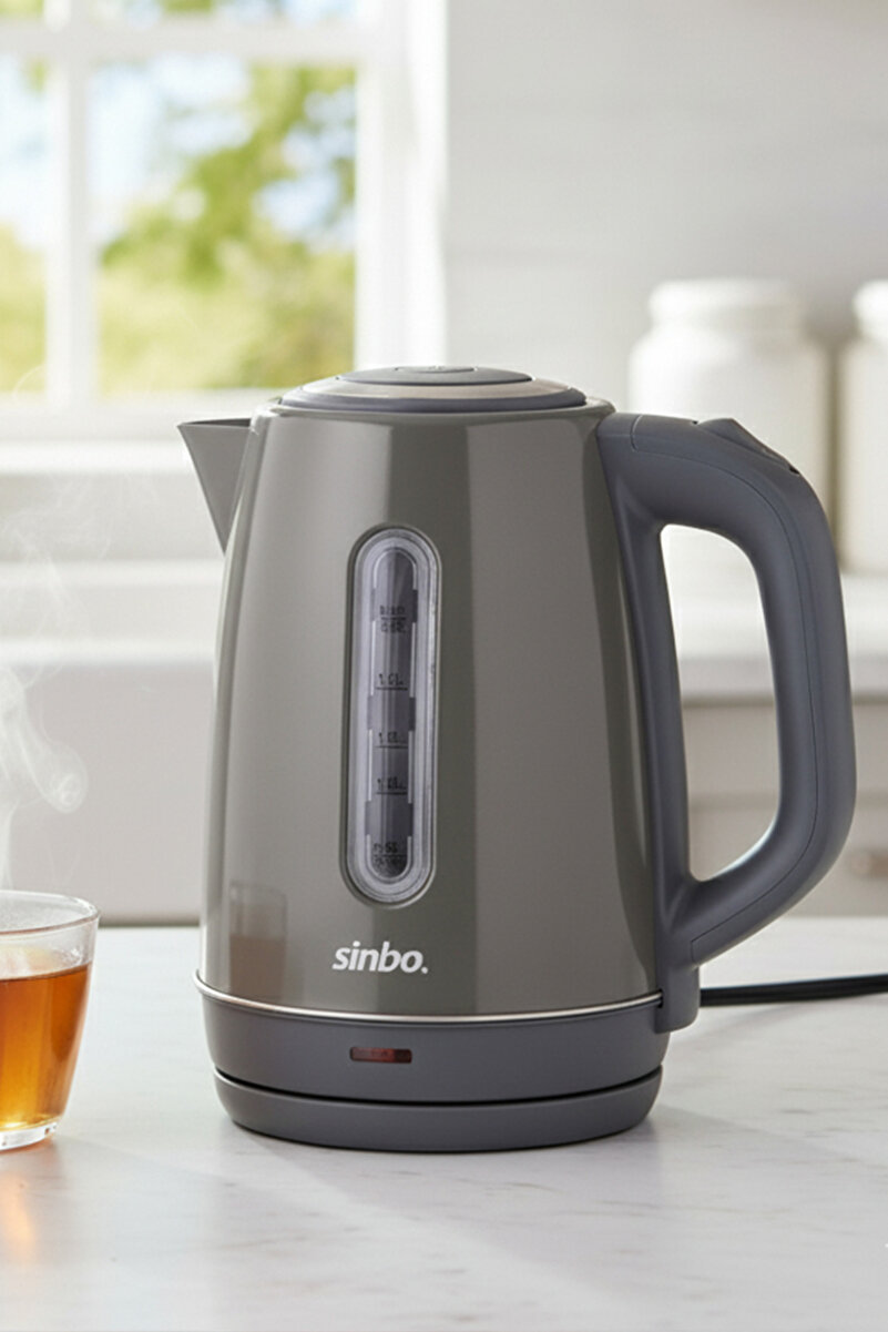 Sinbo SK-8031 Su Isıtıcı Kettle Paslanmaz Çelik-Gri