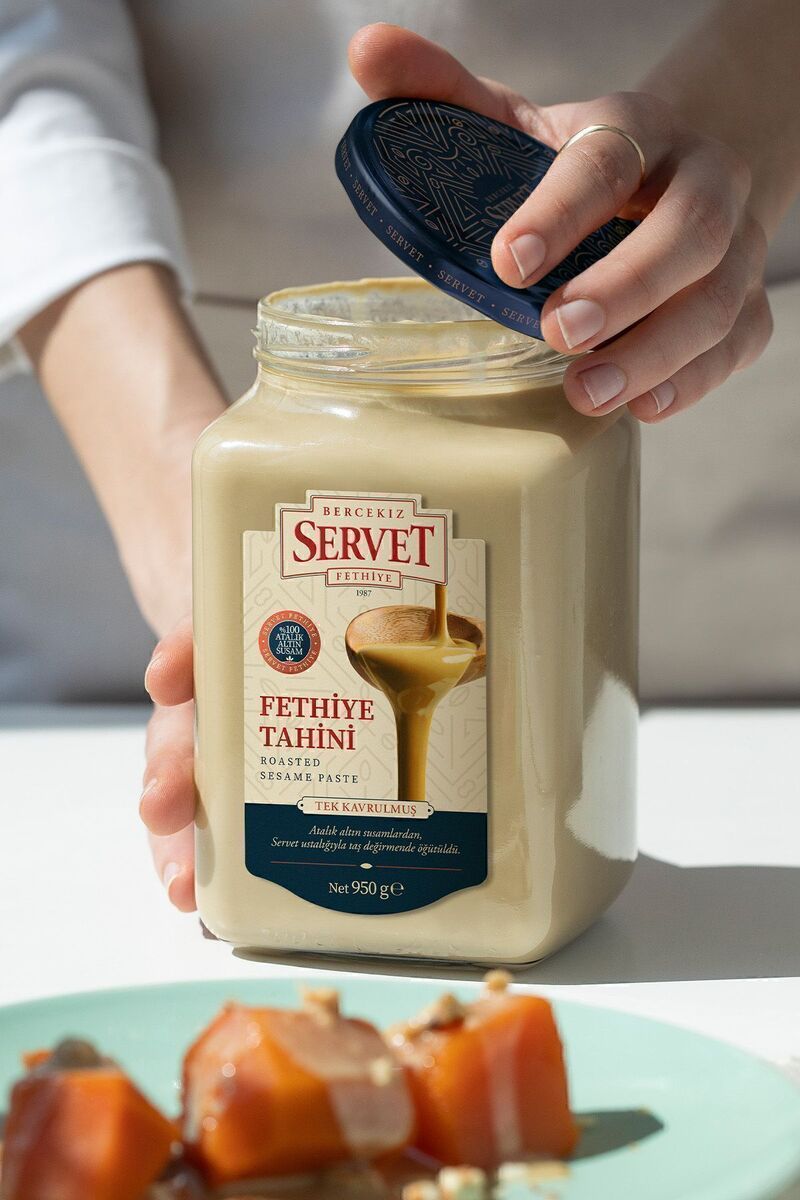 Servet Tek Kavrulmuş Taze Fethiye Tahini - 950 gr