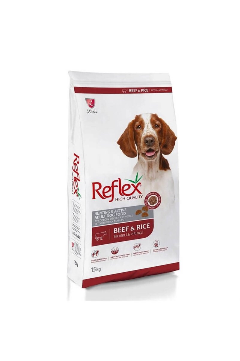 Reflex Biftekli High Energy Yetişkin Köpek Maması 15 Kg