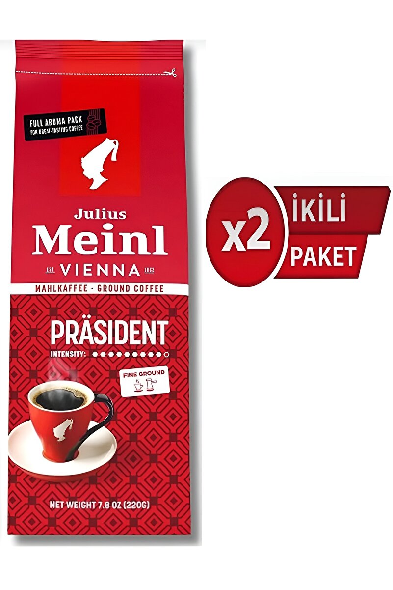 Julius Meinl Prasident Filtre Kahve 220 Gr. X2'li Avantaj Paketi Toplam 440 Gr.