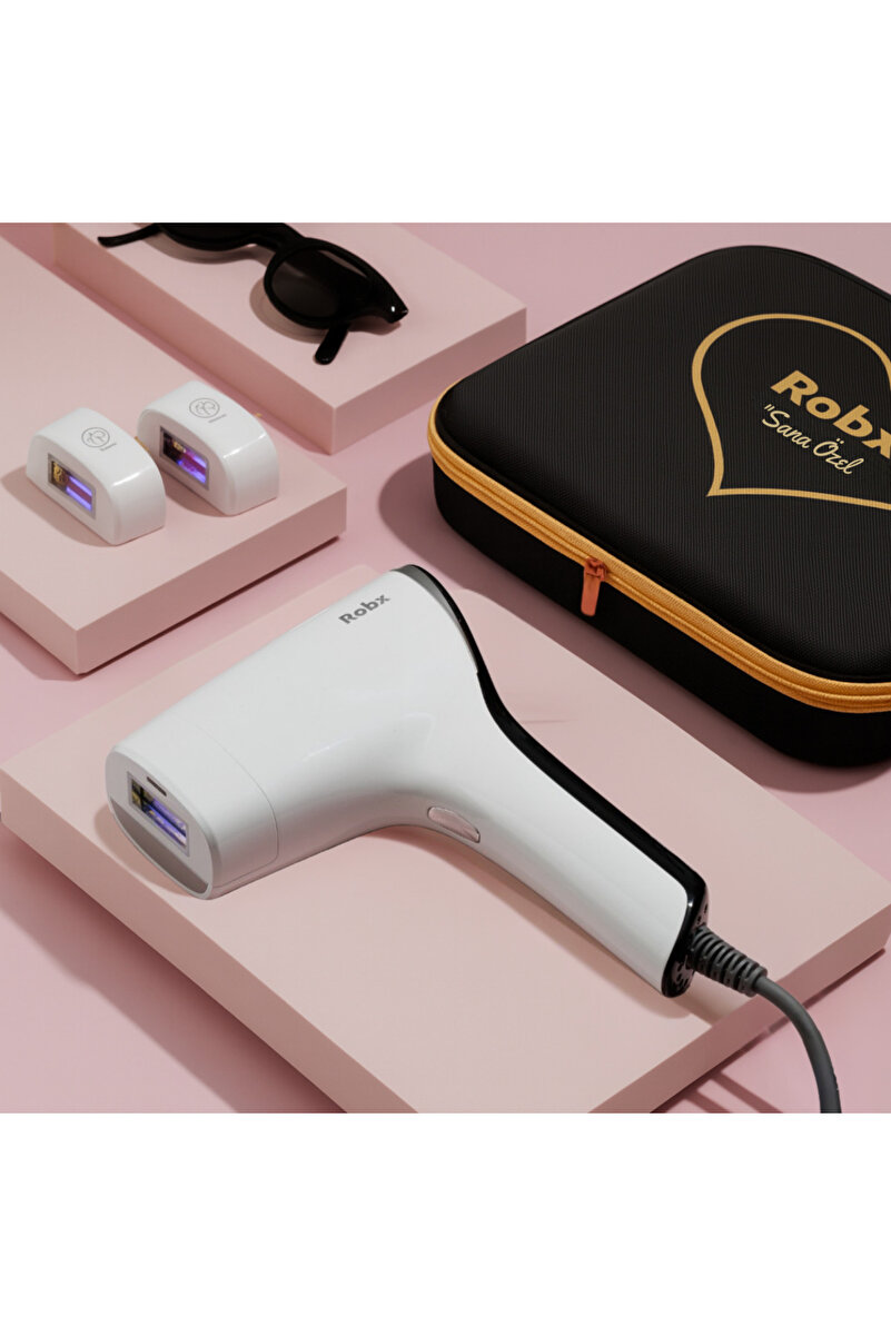 ROBX A05 Ipl 3 Milyon Atım Akıllı Cilt Tanıma Ultra Seri Atım 3 Başlık Bay&bayan Cihazı
