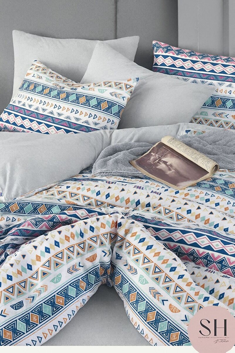 Sheri Home Sheri Basic Çift Kişilik 1 Adet Nevresim (YORGAN KILIFI)200 cm x 220 cm, Malzeme: %100 Pamuk.