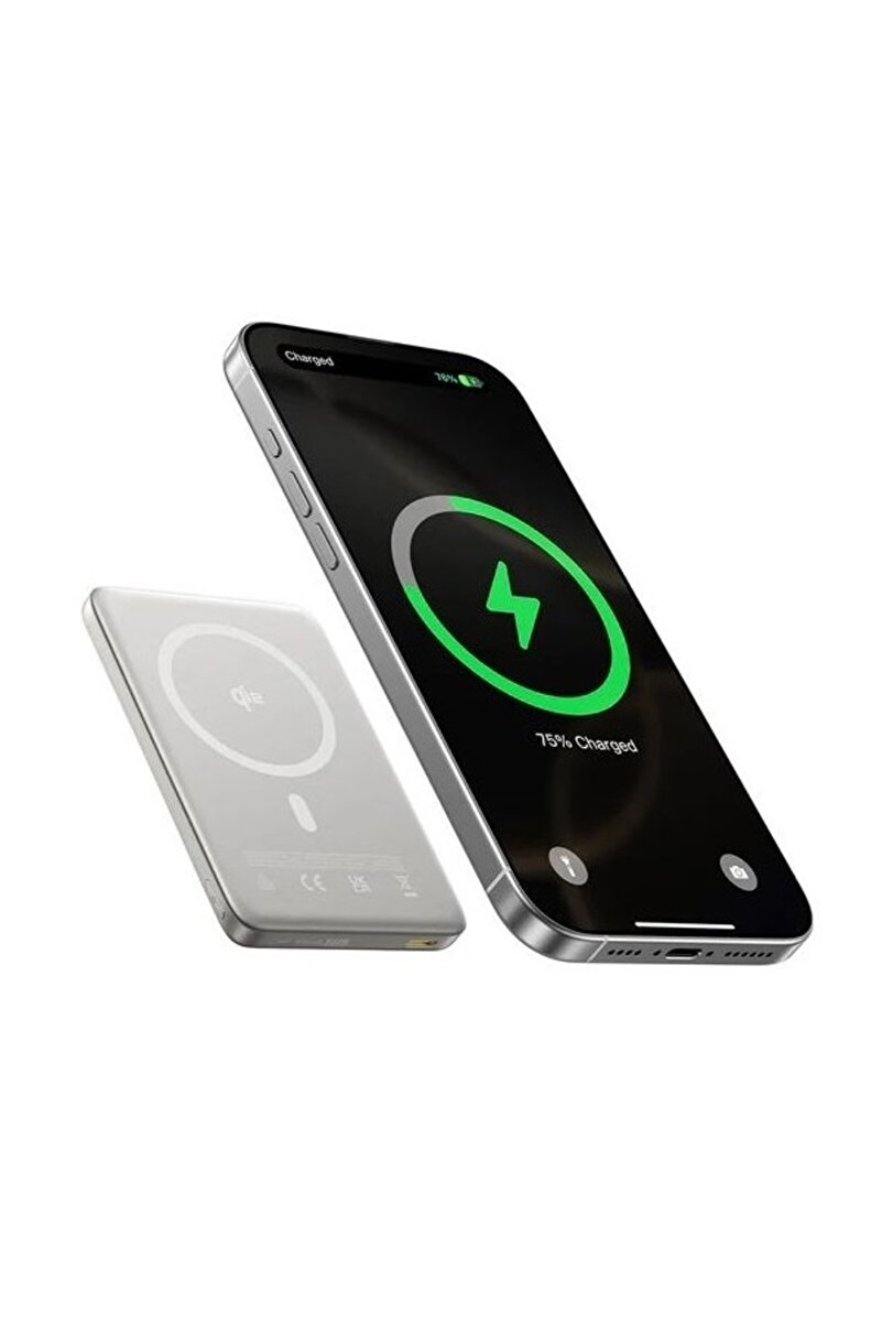 Baseus PicoGo Ultra-Slim Qi2 Titanyum 10000 mAh Hızlı Şarj MagSafe Powerbank