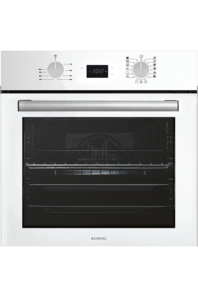 KUMTEL Digital Plus Beyaz Ankastre Fırın 15 Prog. B66-SF3(DDT)