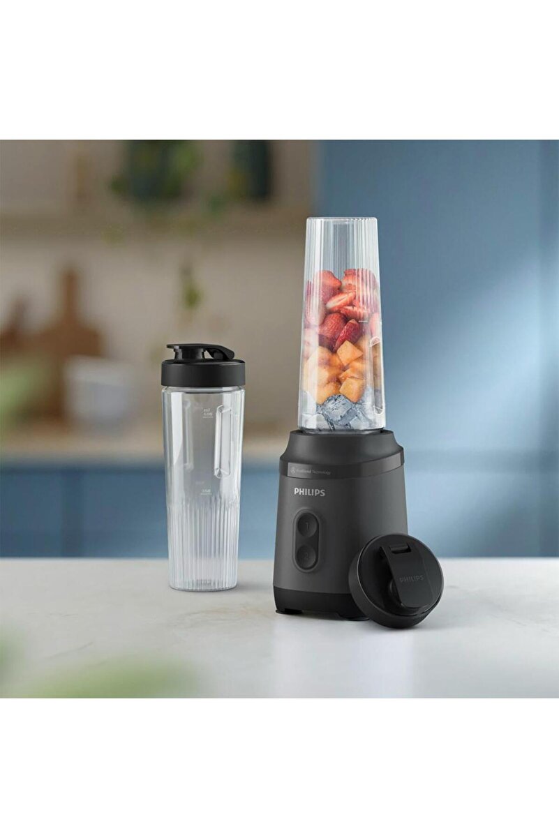 Philips Opal Blender, 350W, Taşınabilir Blend&Go Hazne, Paslanmaz Çelik Bıçaklar, Makinede Yıkanır,HR2672/00