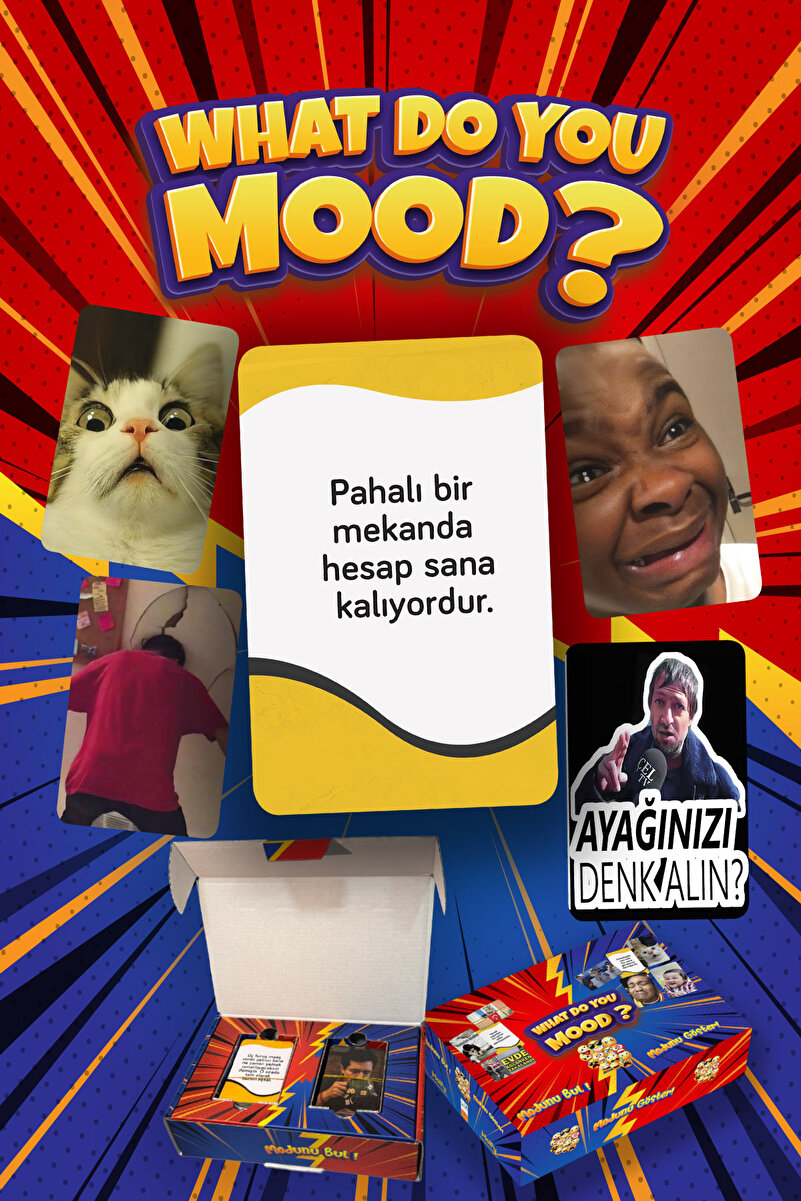 What Do You Mood Modun Nedir Eğlenceli Arkadaş Aile Parti Kutu Oyunu Modunu Bul Hangisi Moodun Kart Oyun Meme