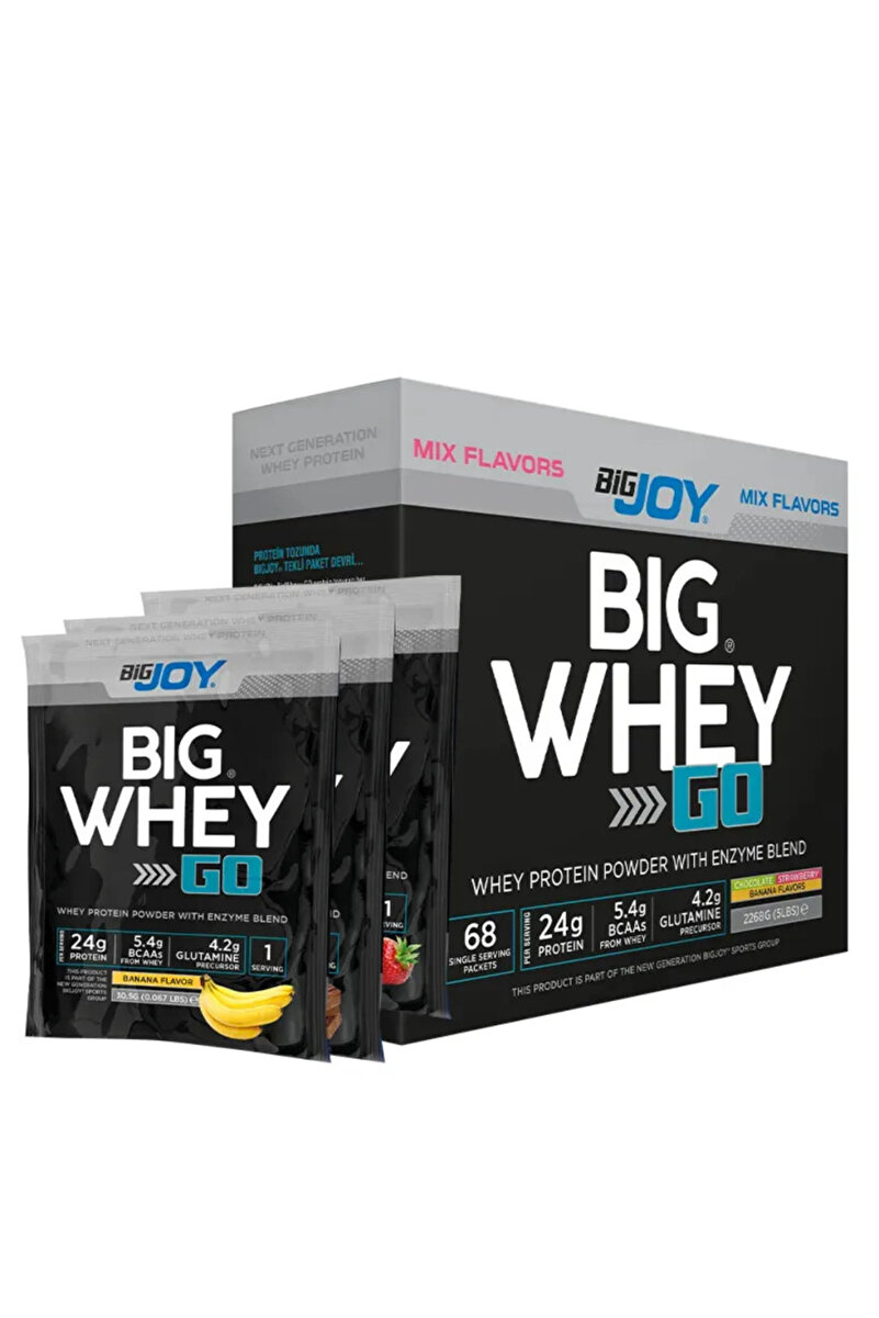 Bigjoy Big Whey Go Protein 2201 gr 68 Saşe Mix