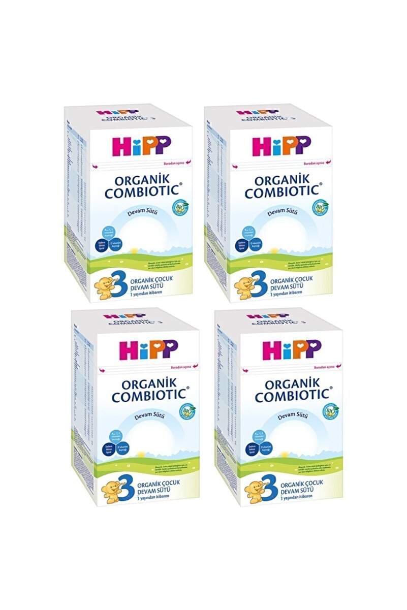Hipp NO:3 COMBİOTİC DEVAM BEBEK SÜTÜ 800 GR 4 ADET