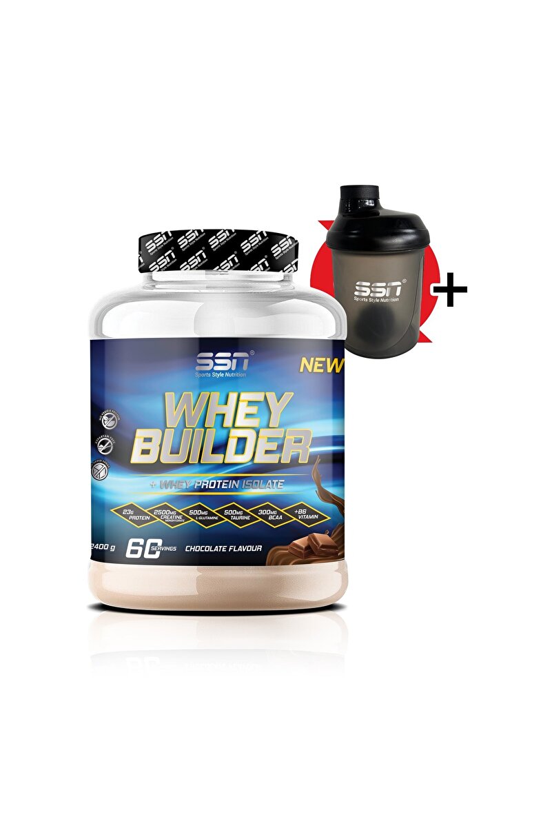 SSN Sports Style Nutrition Whey Builder 2400 gr (ÇİKOLATA) Protein Tozu