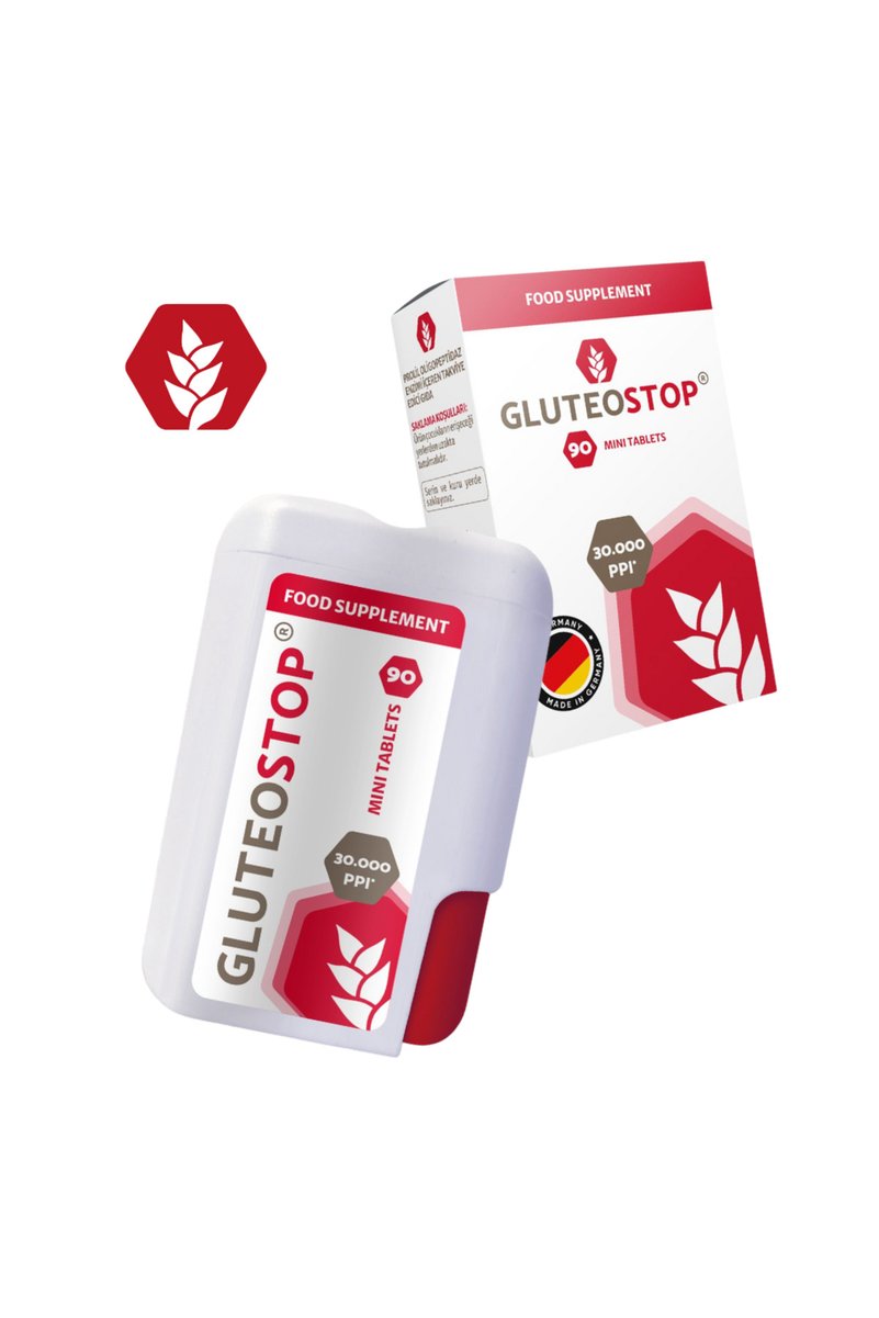 Gluteostop ® Gluten Parçalayan Gıda Takviyesi (90 Mini Tablet)