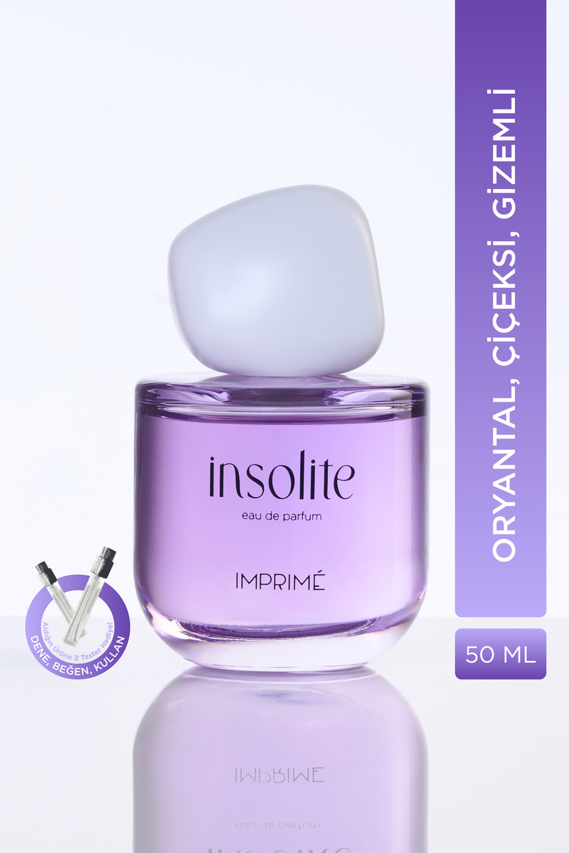 Imprime Insolite EDP Kadın Parfüm 50ml | Oryantal & Çiçeksi | Limon, Portakal Çiçeği, Gül, Yasemin, Misk
