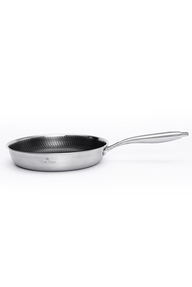 Maxx Doria Steel Fusion Hibrit 26 Cm İndüksiyon Tabanlı Paslanmaz Çelik Tava