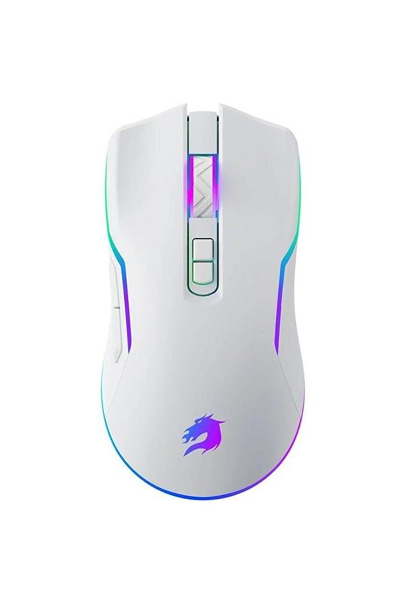 GAMEBOOSTER M18 Inferno 2.4ghz RGB Aydınlatmalı Beyaz Profesyonel Gaming Mouse