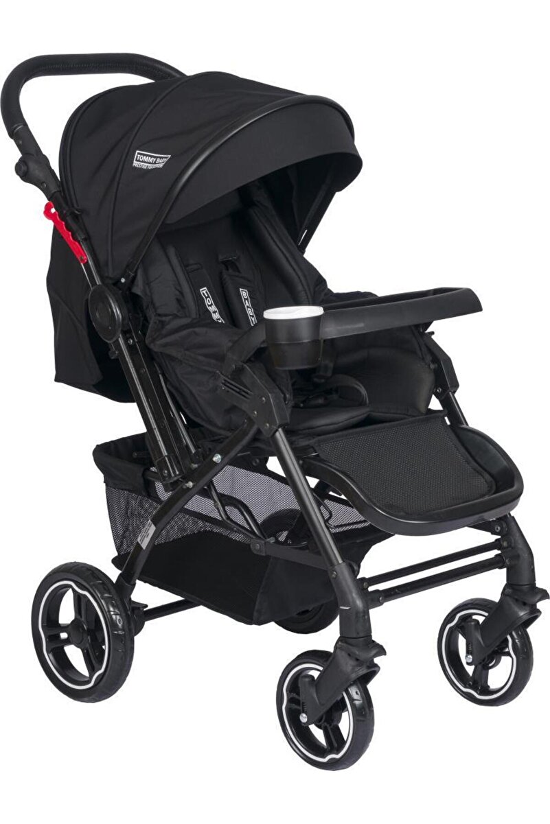 Tommybaby Tornado Plus Black Alüminyum Lüx Çift Yön Bebek Arabası