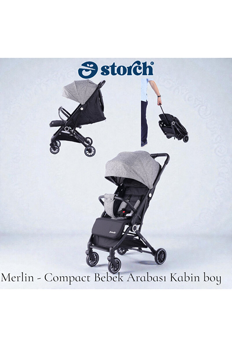 baby storch designed for your baby Merlin Model Compact Bebek Arabası Kabin boy