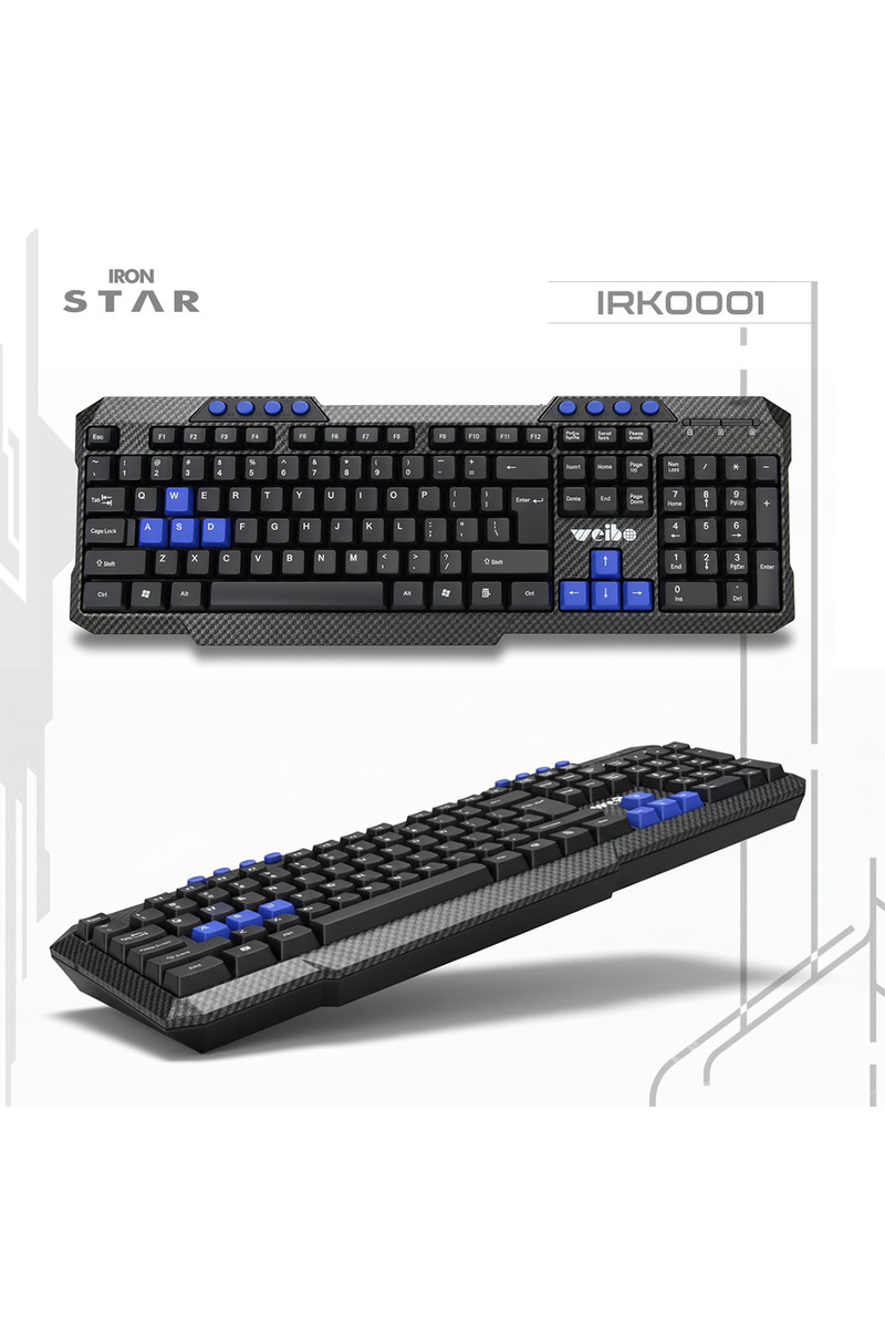 IRONSTAR STANDART İNGİLİZCE Q KLAVYE - OYUNCU KLAVYE - MULTİMEDYA KLAVYE