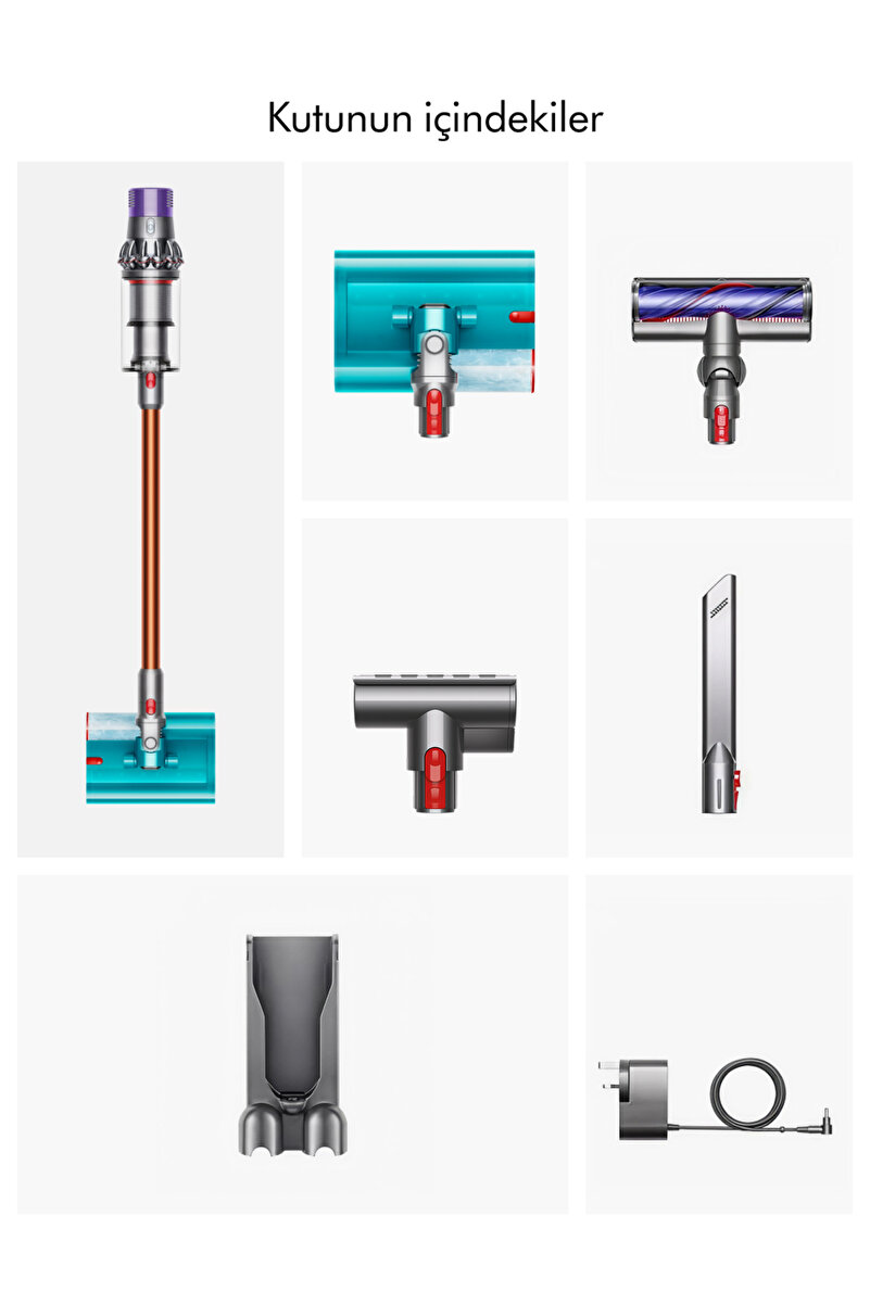 DYSON Cyclone V10 Submarine™ ıslak ve kuru temizleme özellikli kablosuz süpürge