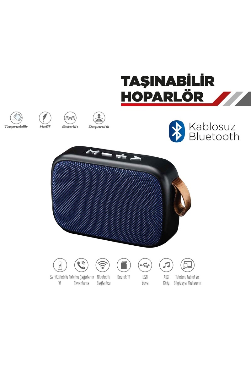 REPLAX Taşınabilir Kablosuz Bluetooth Hoparlör