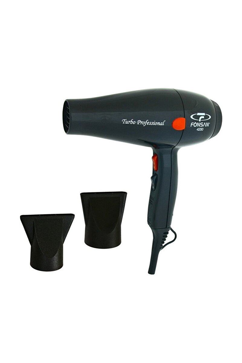 Fönsan Turbo Profesyonel 2200 Watt Siyah Fön Makinesi Prf-4200