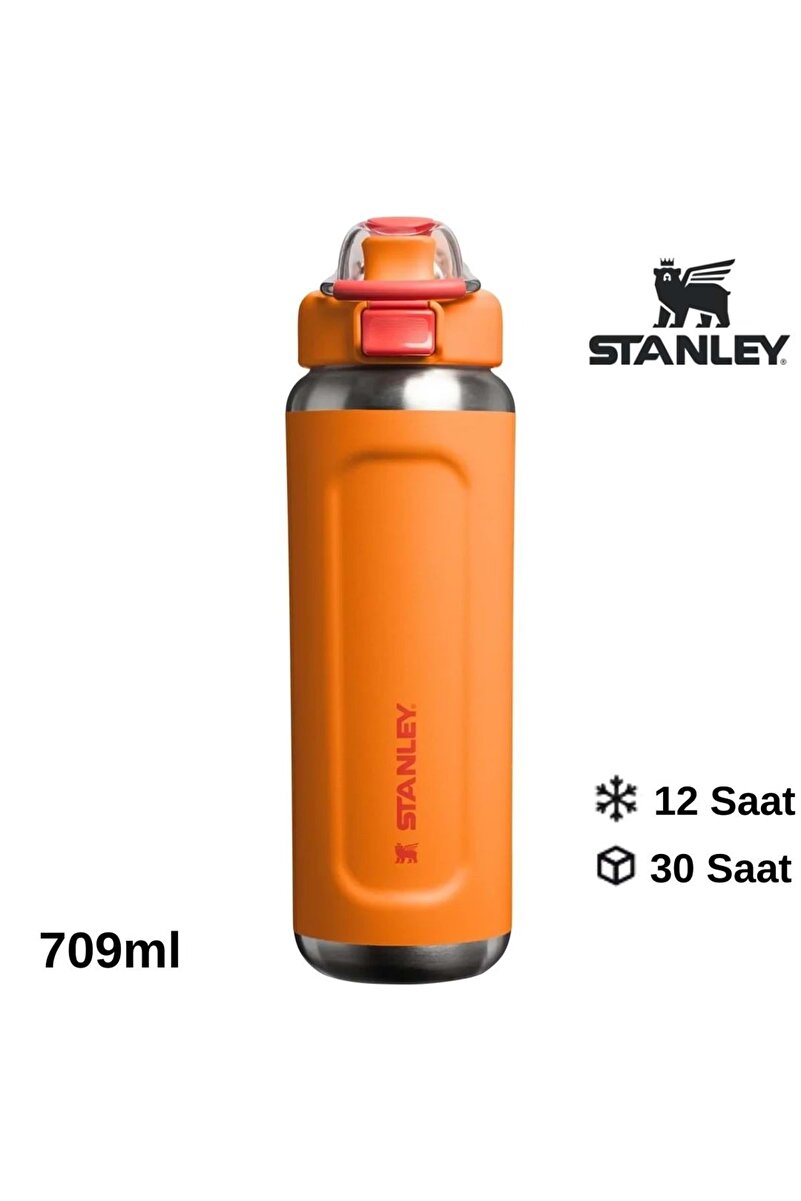Stanley Wellspring Bottle 0,70 Lt Kilitli Kapak Matara TURUNCU