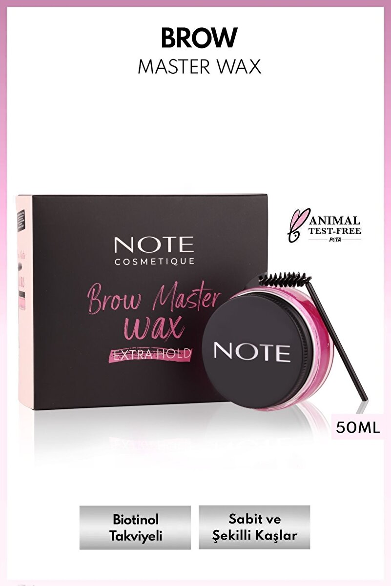 NOTE Brow Master Kaş Sabitleyici Ve Şekillendirici Wax - Renksiz