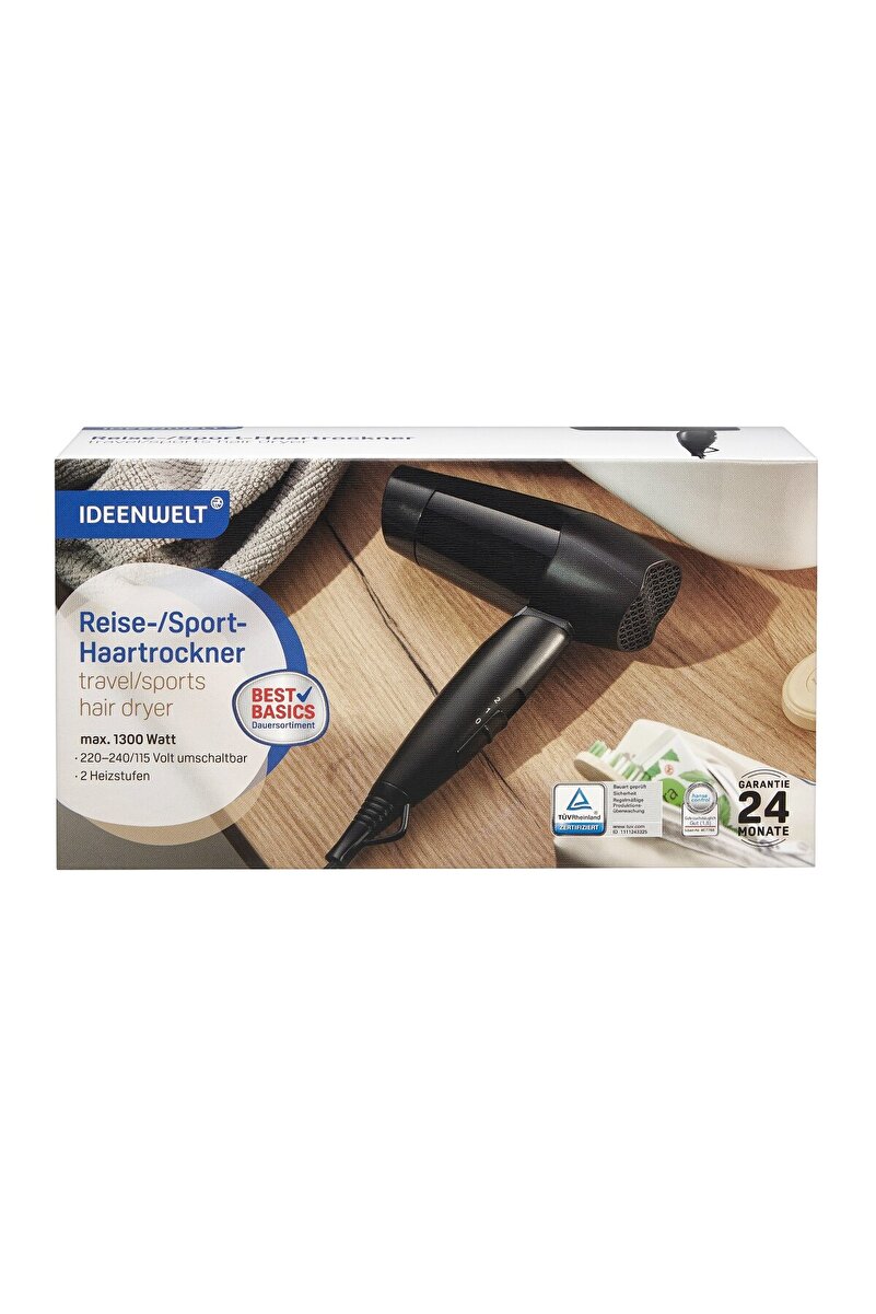Ideenwelt Saç Kurutma Makinesi Seyahat Tipi