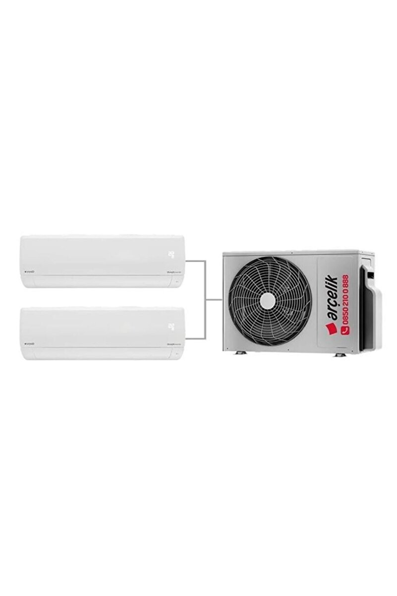 Arçelik Multi sistem klima inverter // 2+1 Inverter 12+12 18000btu Klima Zm18103-1212