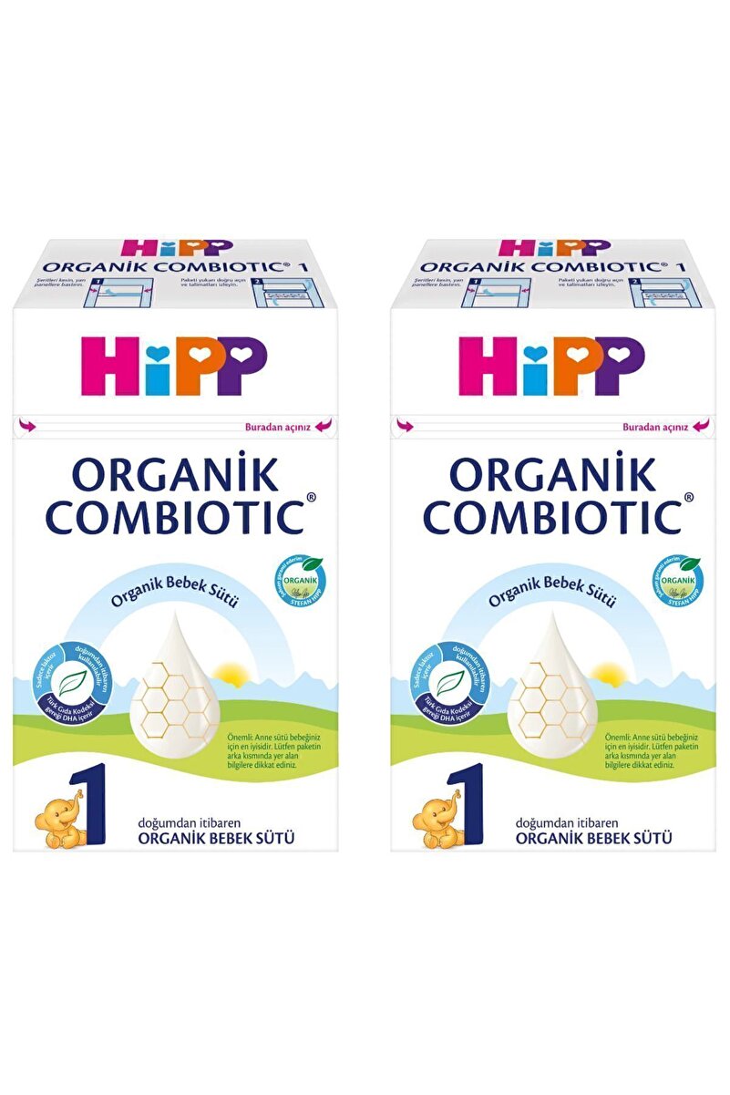 Hipp 1 Organik Combiotic Bebek Sütü 600gr X2adet
