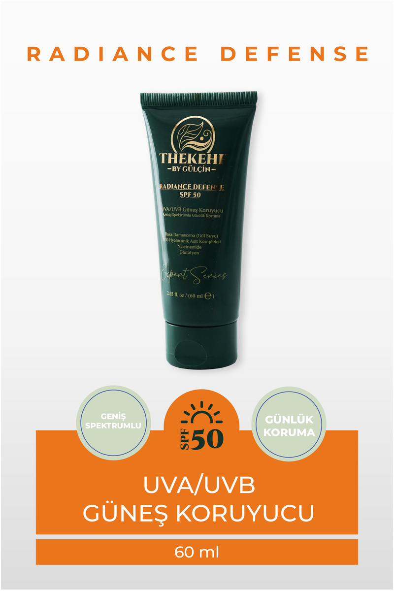 The Kehf Radiance Defense SPF 50+ | Aydınlatıcı ve Koruyucu Güneş Kremi 50 ml