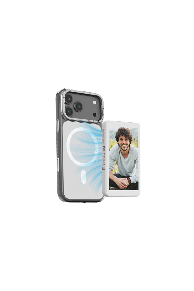 Lenyes LSM01 Bluetooth Kumandalı Magnetik Wireless Ekran Yansıtma Cihazı Beyaz