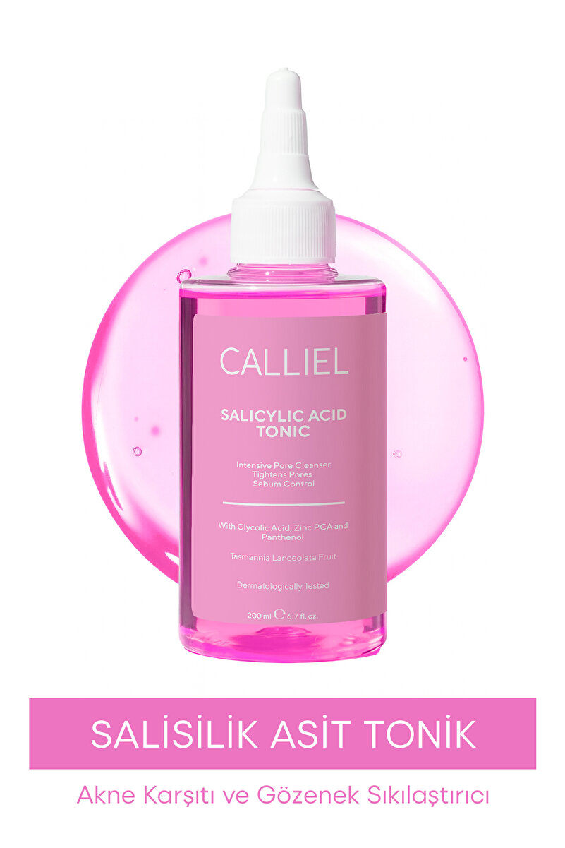 CALLİEL Sivilce Ve Siyah Nokta Karşıtı Arındırıcı Salisilik Asit Tonik 200 Ml