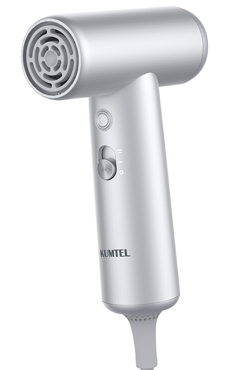 KUMTEL Mini Saç Kurutma Makinesi Gri HHD-08