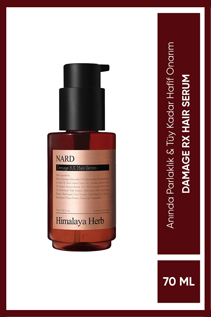 Nard Damage RX Hair Serum - Hasar Onarıcı Saç Serumu 70ml